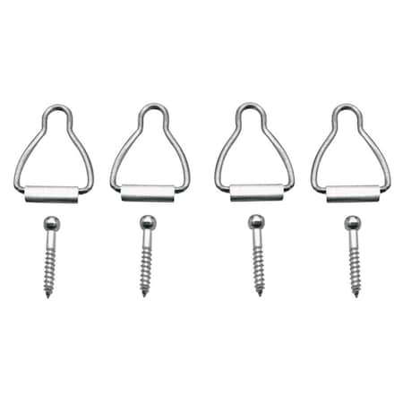 Prime-Line Prime-Line Silver Aluminum Window Latch 1/16 in. W X 1-9/16 in. L For Spline Channel 4 pk PL7768